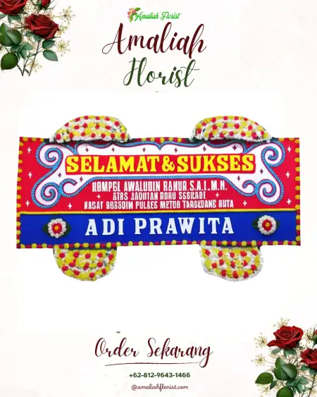Papan Bunga Ucapan Selamat Cikananga